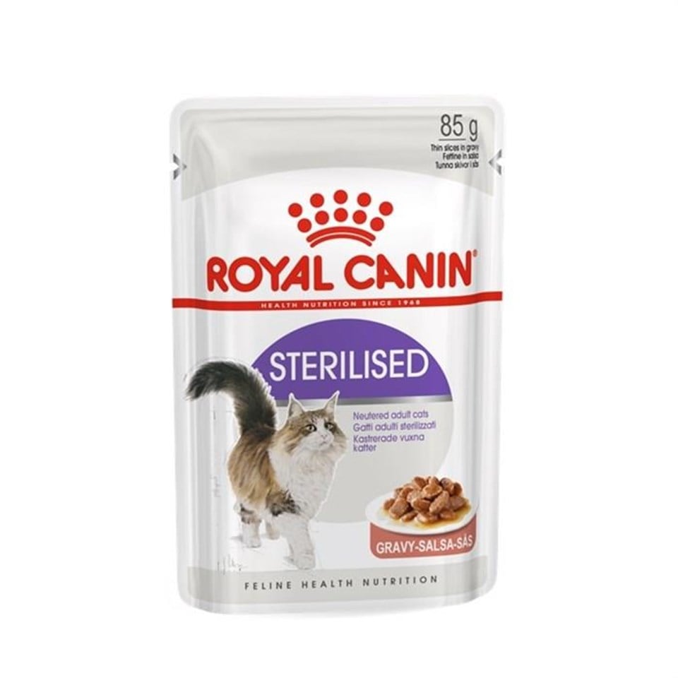 Royal Canin Pouch Gravy Sterilised Kısırlaştırılmış Yaş Kedi Maması 85 Gr