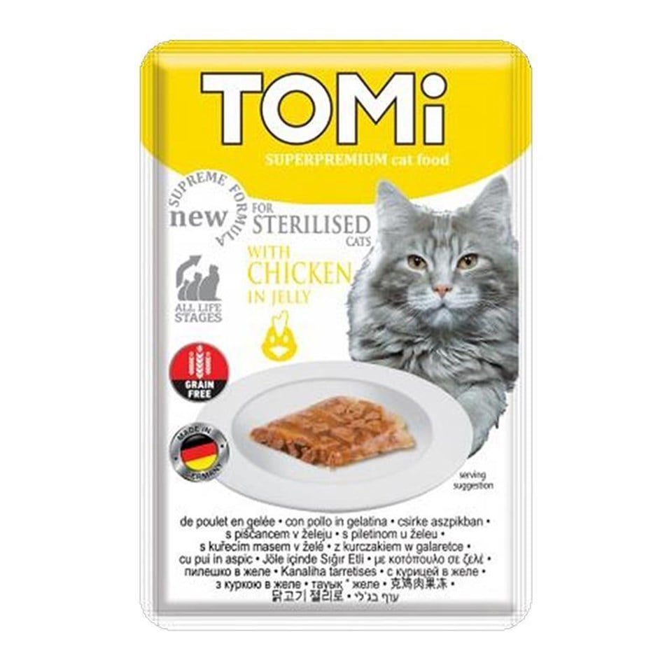 Tomi Kedi Sterilize Pouch Tavuklu 85 gr