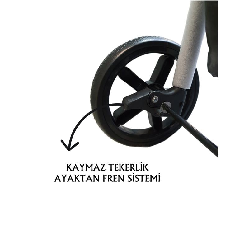 Tommy Evcil Hayvan Arabası 86x46x94,5cm Gri Max 15 Kg