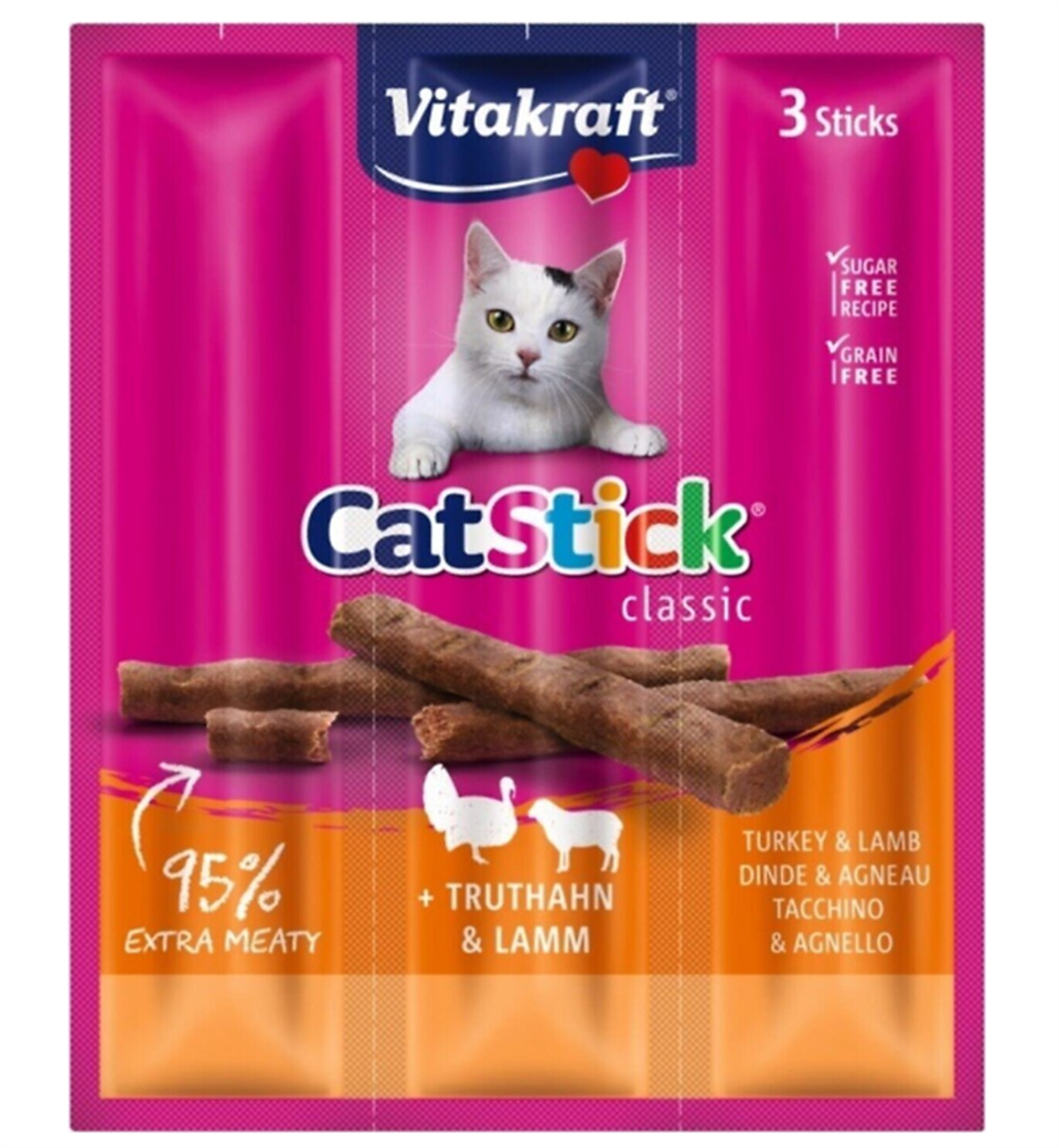 Vitakraft Cat Sticks Morino Balıklı Kedi Ödül Maması 3x18 Gr