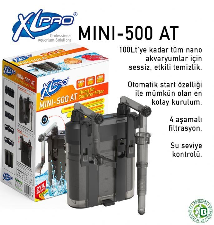 XLPRO MINI-500AT MİNİ DIŞ FİLTRE 450L/H (DOLU)