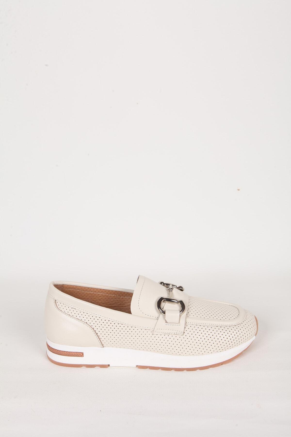 Kadın Siyah Hakiki Deri Loafer