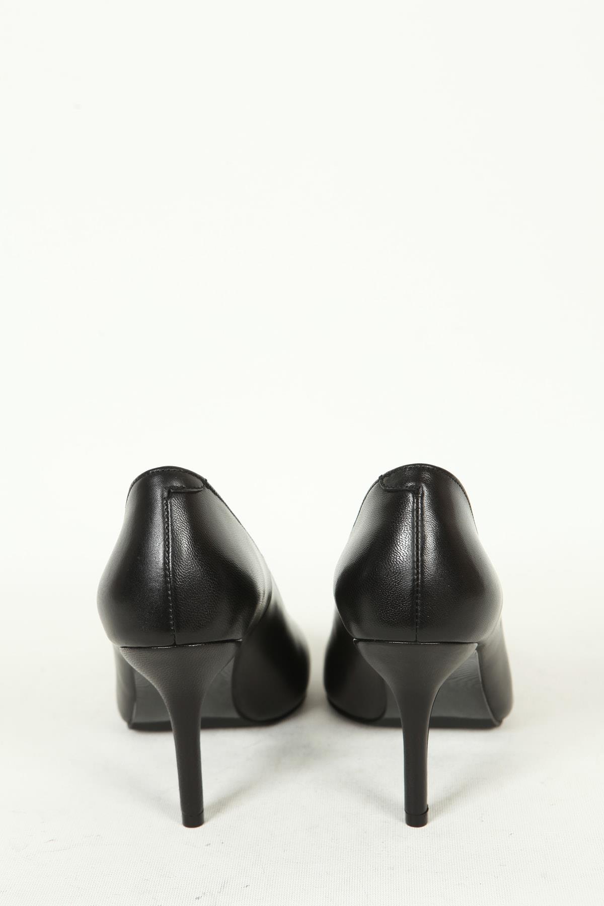 Kadın Yeşil Hakiki Deri Stiletto