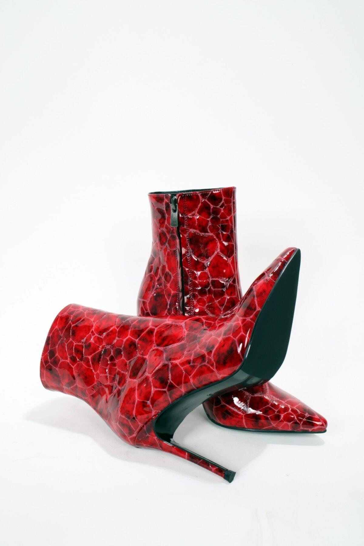 Kadın Siyah Kroko Bot