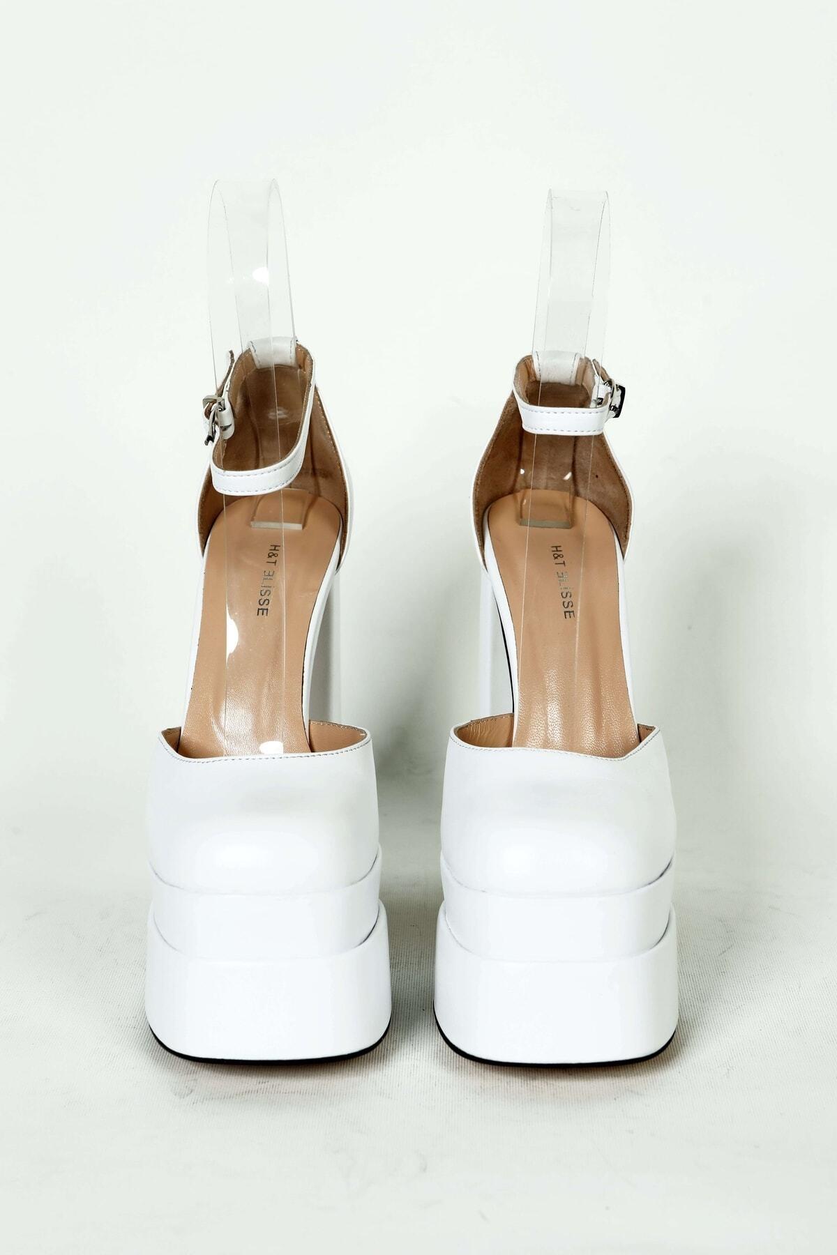 Kadın Fuşya Saten Platform Topuklu Abiye Ayakkabı