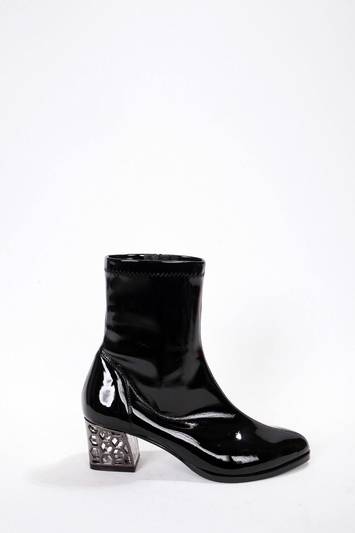 Kadın Deri Bot Siyah