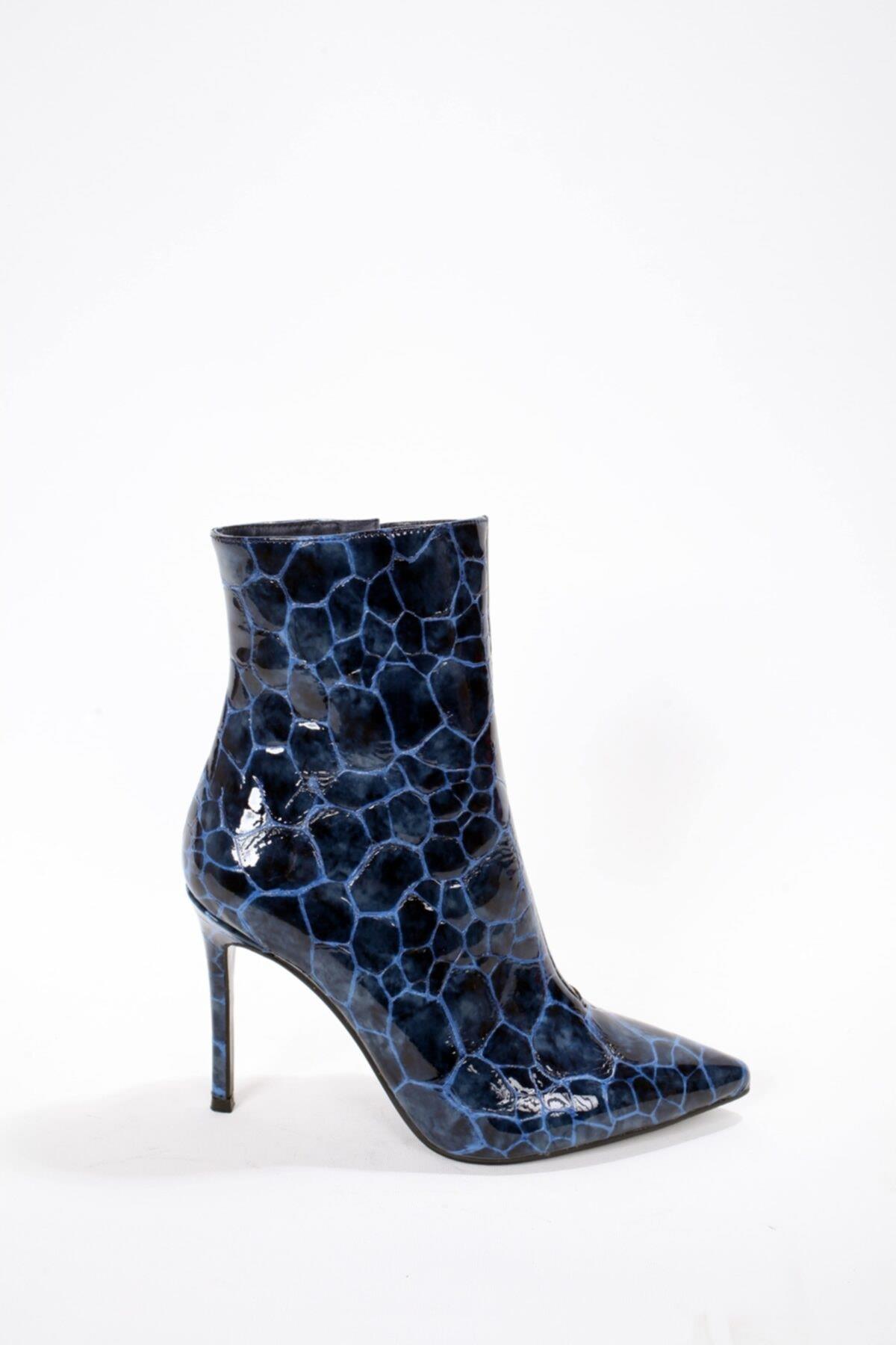 Kadın Siyah Kroko Bot