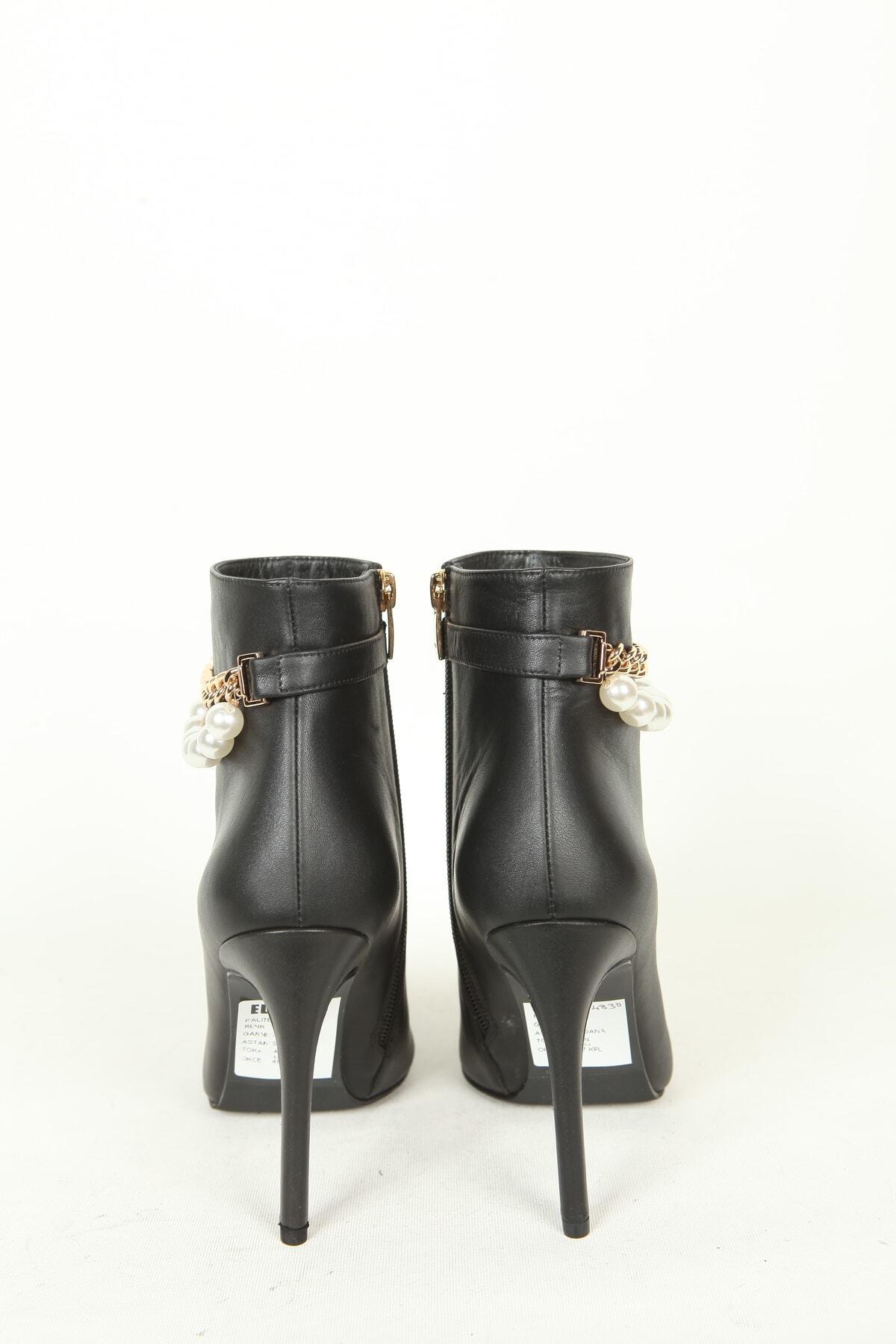 Kadın Deri Bot Siyah