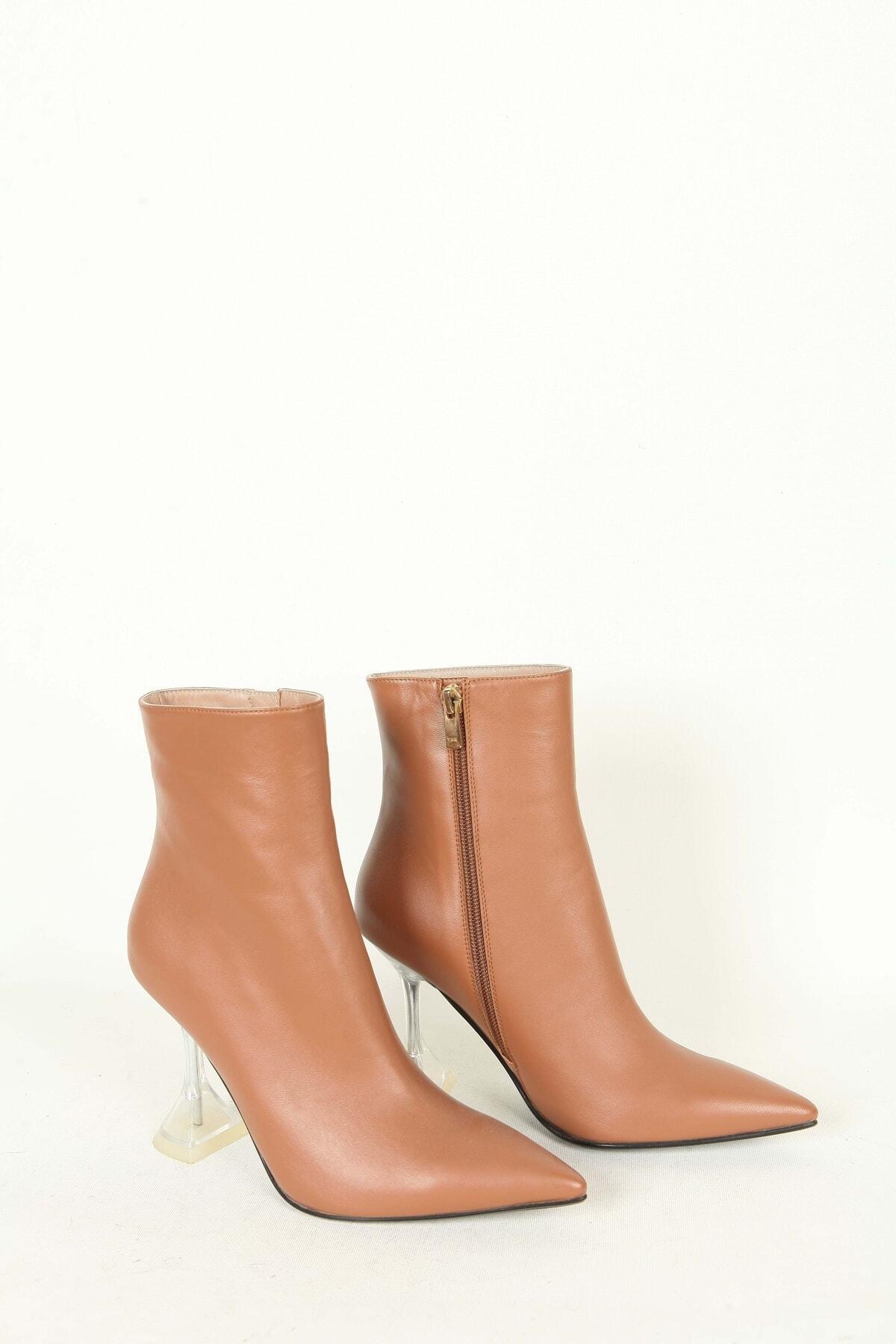 Kadın Deri Bot Taba