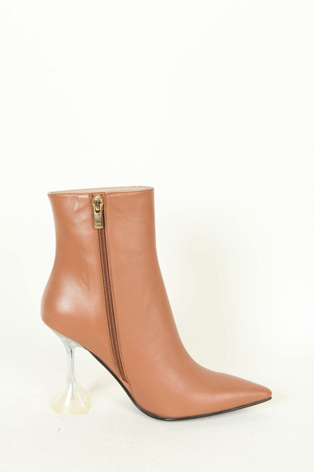 Kadın Deri Bot Taba