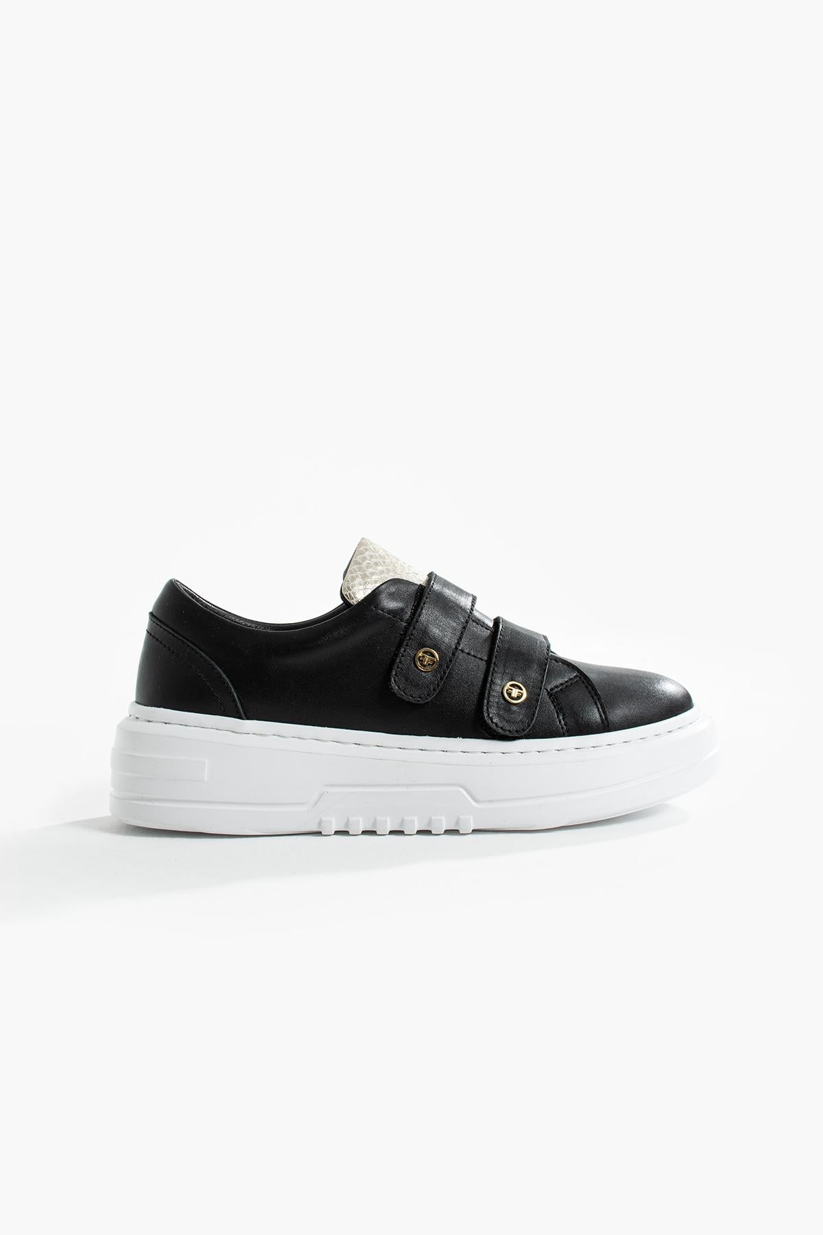 Kadın Hakiki Deri Sneaker Siyah