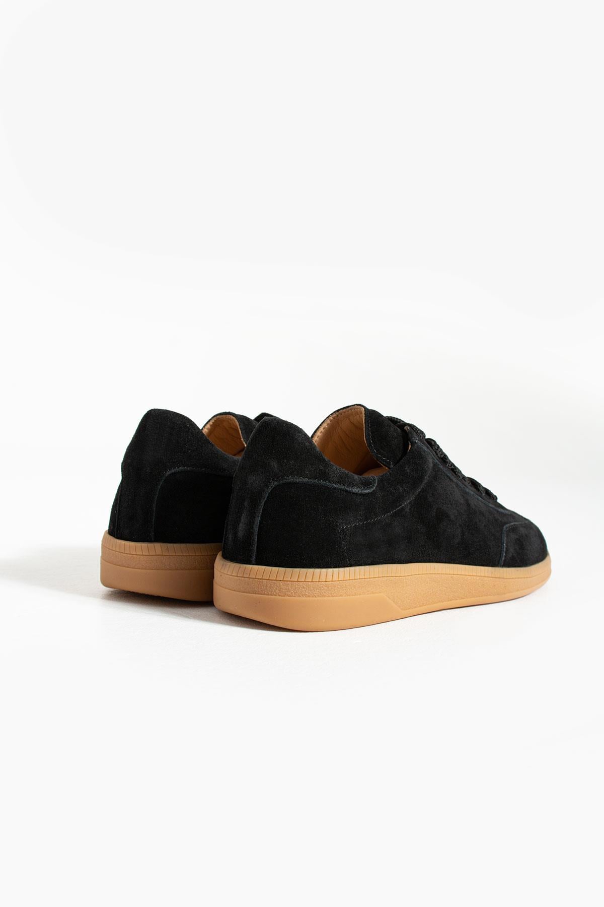 Kadın Hakiki Deri Sneaker Siyah