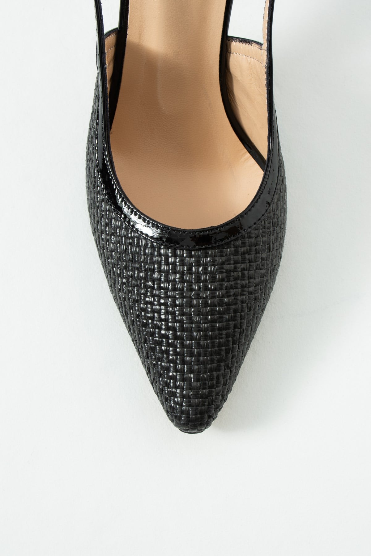 Kadın Hakiki Deri Topuklu Ayakkabı Siyah