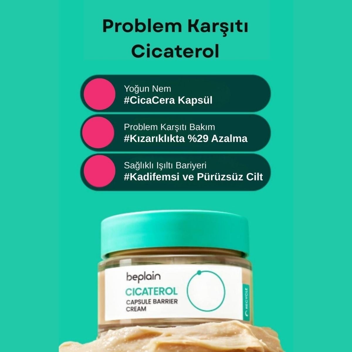 Beplain Cicaterol Capsule Barrier Cream - Bariyer Krem 50 ml