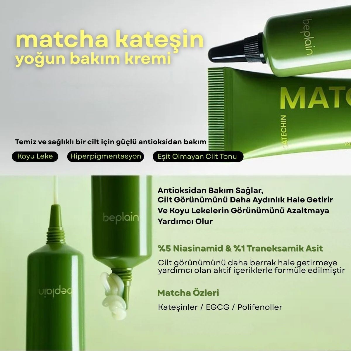 Beplain Matcha Catechin Duo Set - Antioksidan Leke Karşıtı Set