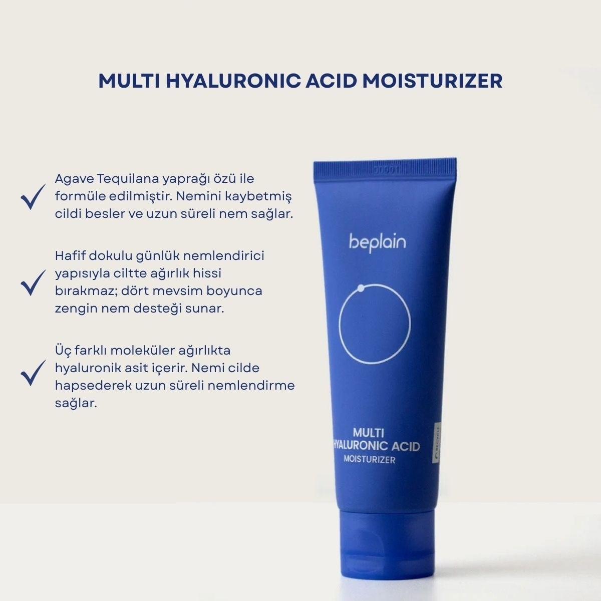 Beplain Multi Hyaluronic Moisturizer - Nem Kremi 70 ml