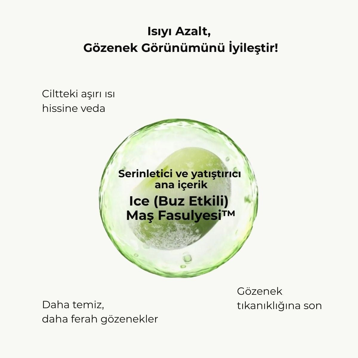 Beplain Mung Bean Cooling Moisture Sunscreen - Güneş Kremi 50 ml