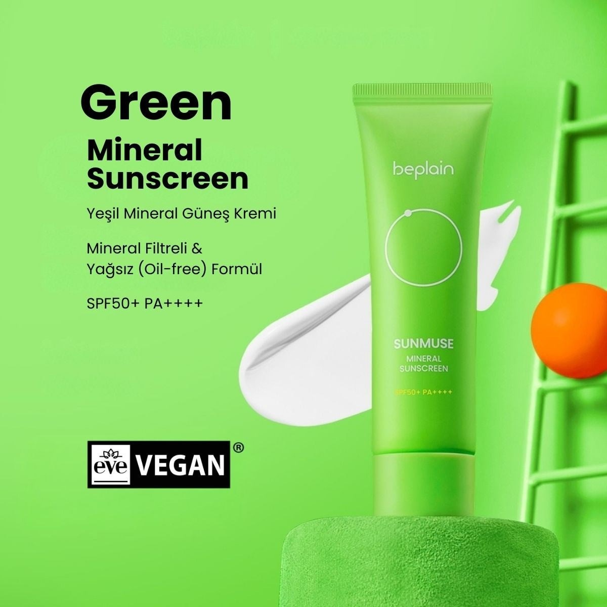 Beplain Sunmuse Mineral Sunscreen - Güneş Kremi 50 ml