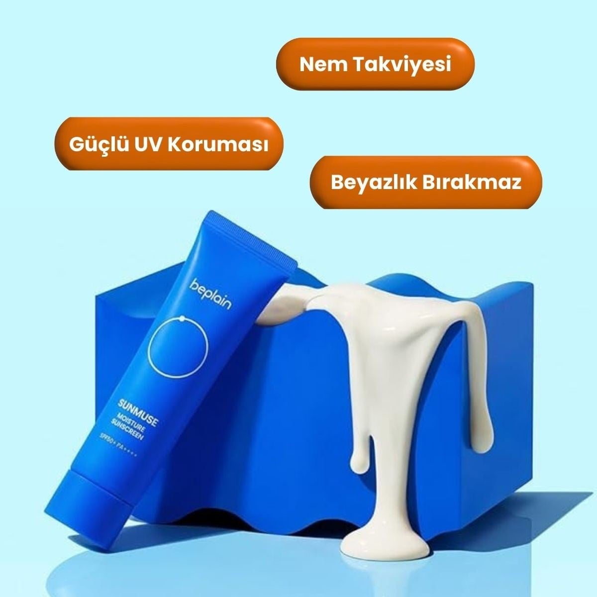 Beplain Sunmuse Moisture Sunscreen - Güneş Kremi 50 ml