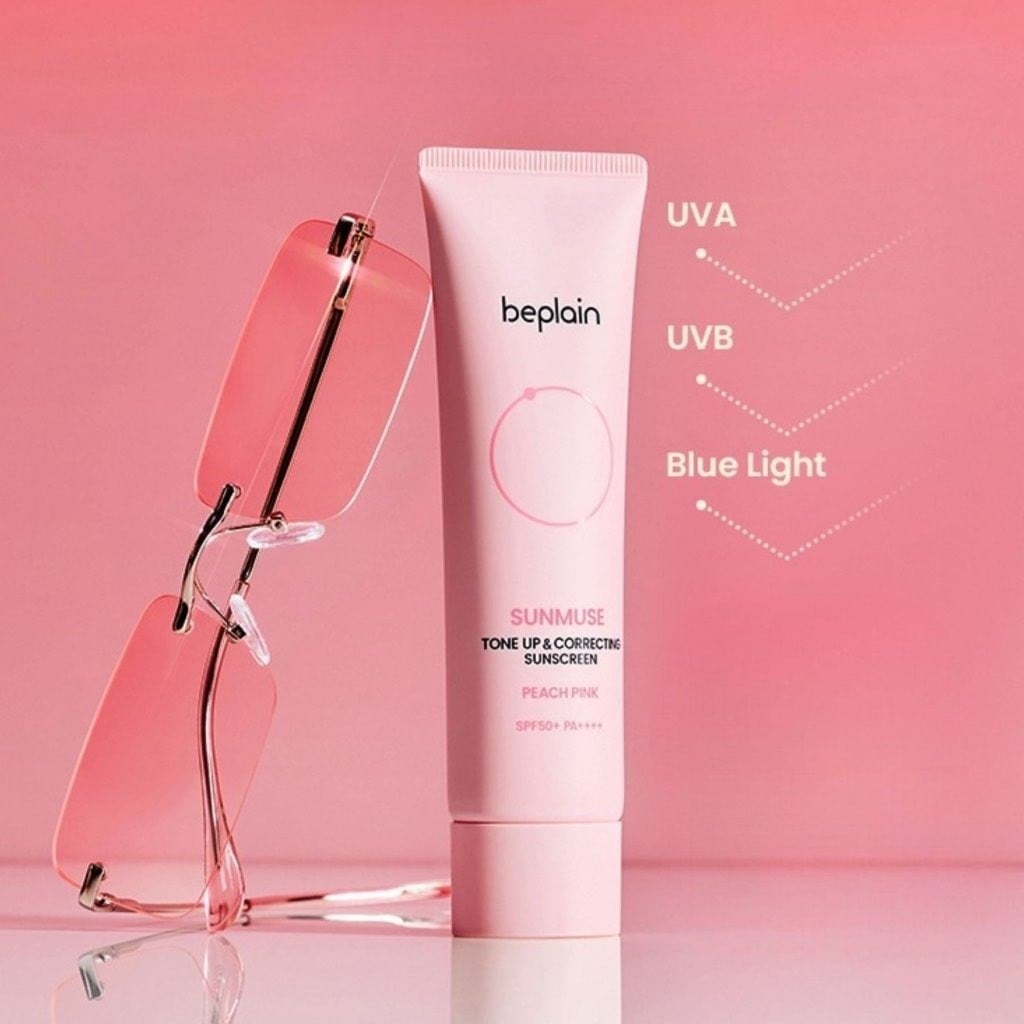 Beplain Sunmuse Tone - Up Correcting Peach Pink Sunscreen - Güneş Kremi 50 ml