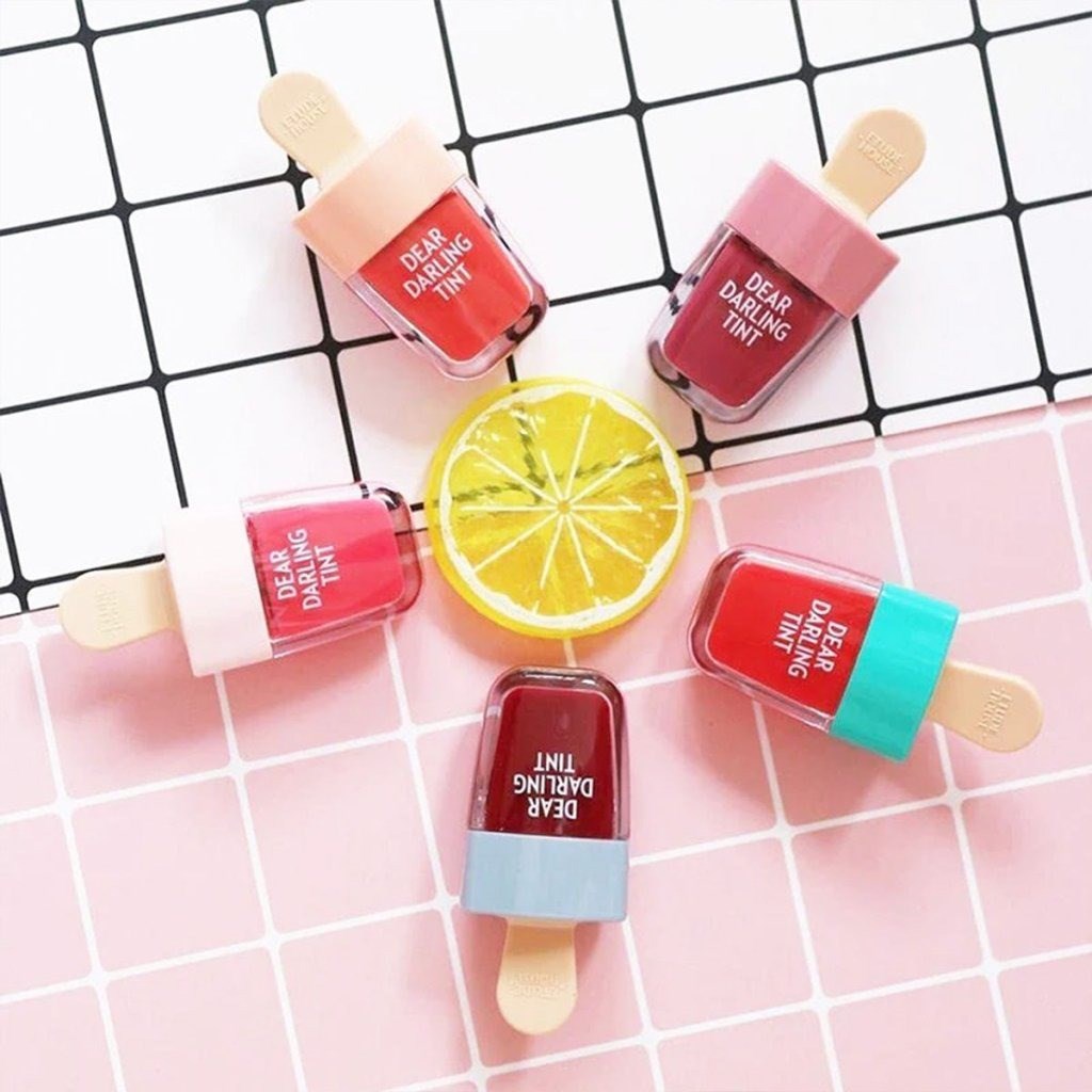 Etude Dear Darling Tint Ice Cream - Jel Tint Red Bean Red