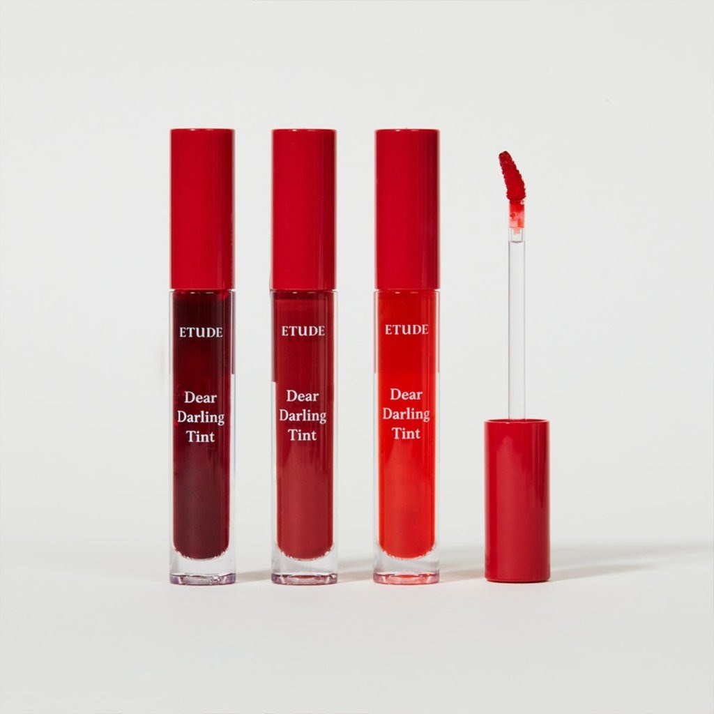 Etude Dear Darling Water Tint - Nemlendirici Jel Dudak Tinti Chilly Red