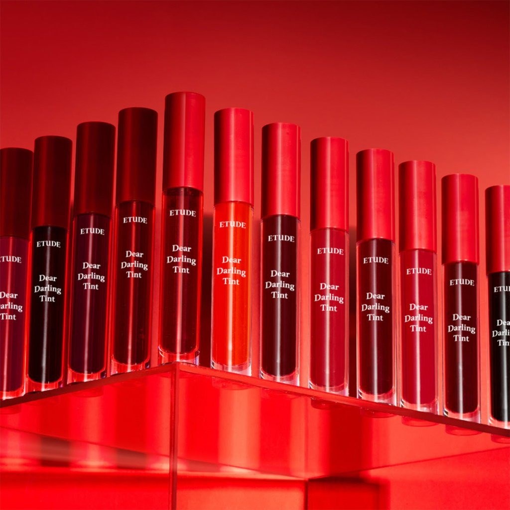 Etude Dear Darling Water Tint - Nemlendirici Jel Dudak Tinti Chilly Red