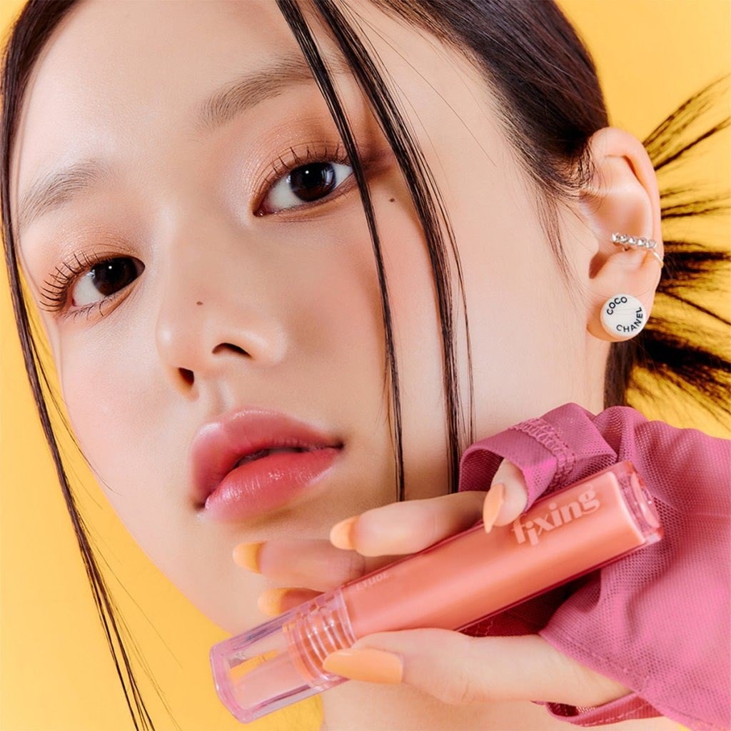 Etude Glow Fixing Tint - Parlak Dolgun Dudak Tinti Peach Blended