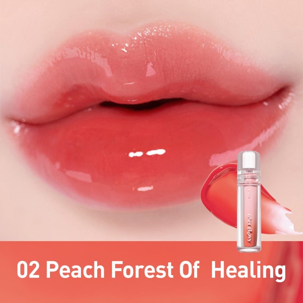 Etude New Coco Overglowy Tint - Hacimli Parlak Dudak Tint Peach Forest of Healing