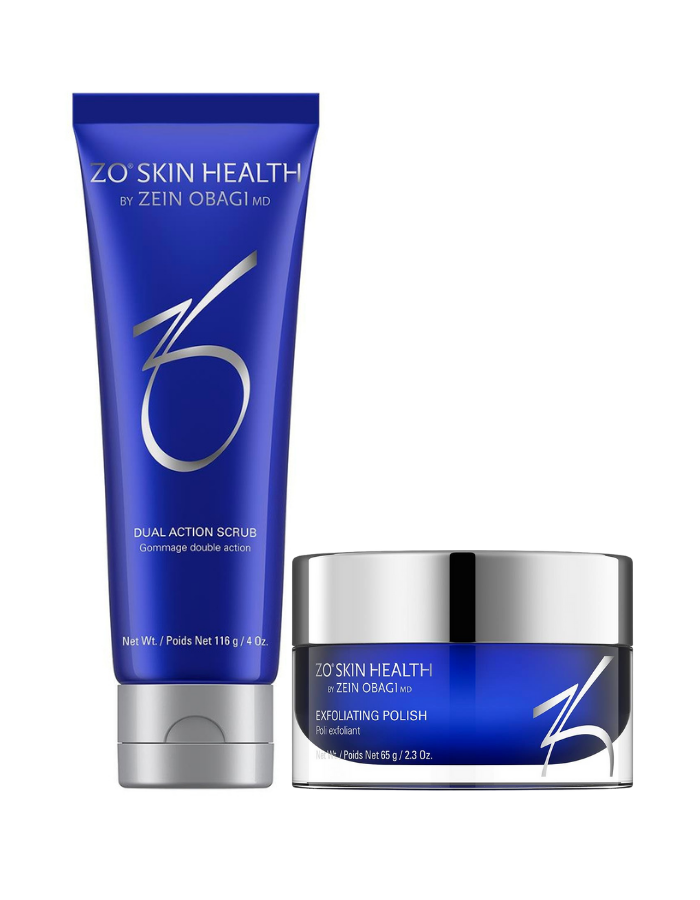 Exfoliating Polish 65 g & Dual Action Scrub 58 g - ZO Skin Health