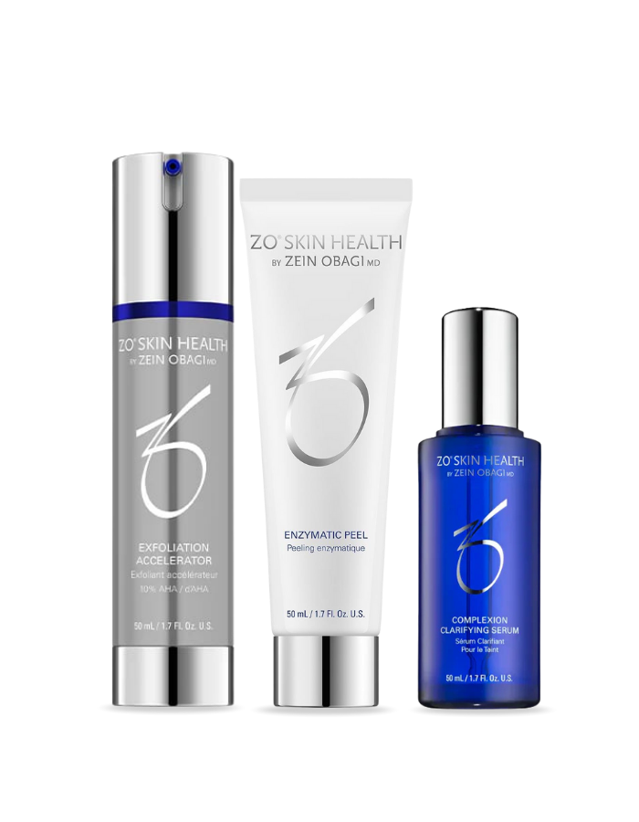 Exfoliation Accelerator 50 ml & Enzymatic Peel 50 ml & Complexion Clarifying Serum 50 ml