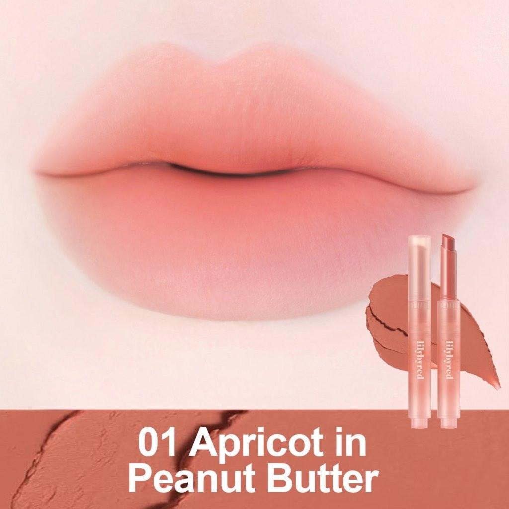 Lilybyred Milky Blur Fondue Bar - Krem Ruj Allık Stick Mulberry in Black Sugar