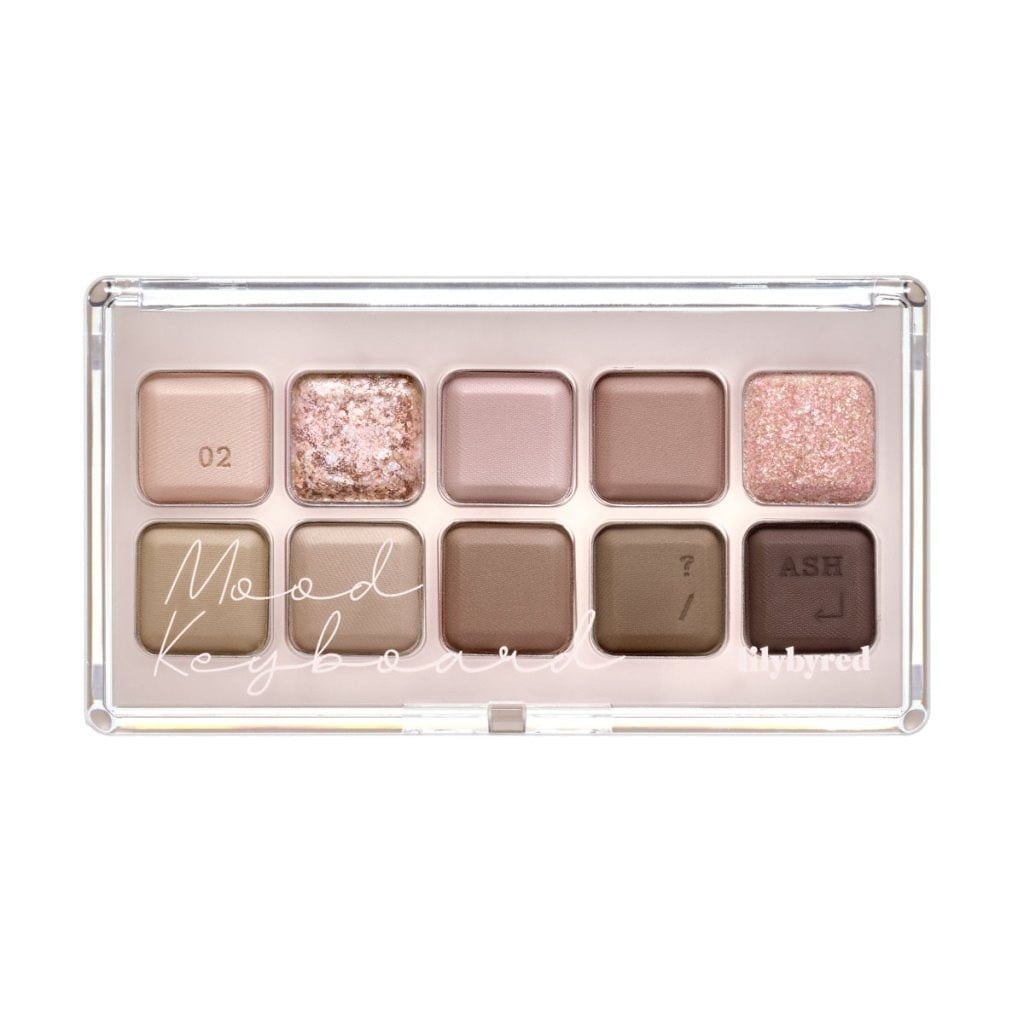 Lilybyred Mood Keyboard Palette Göz Farı - 02 Ash Mauve Far
