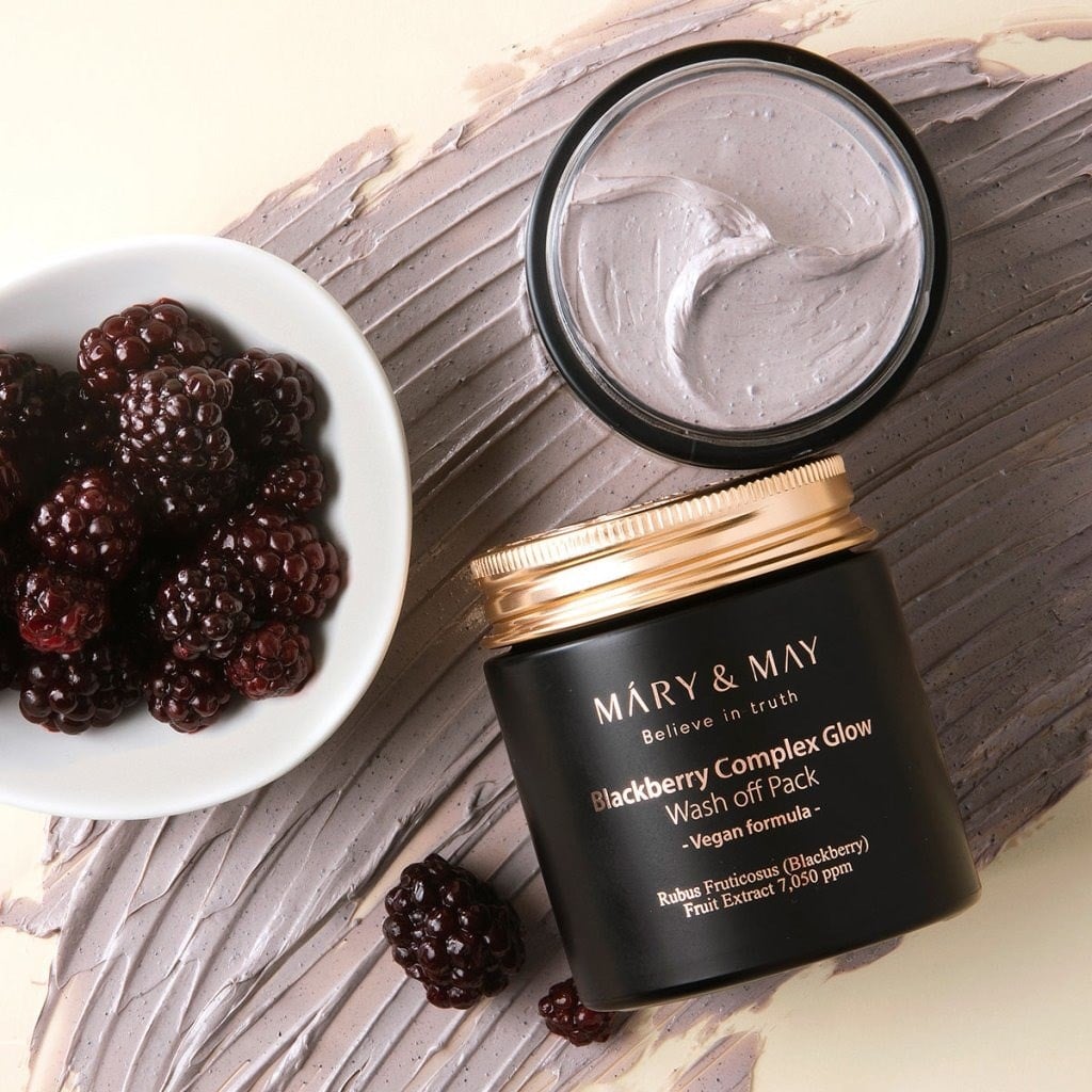 Mary & May Blackberry Complex Mask - Aydınlatıcı Bakım Maskesi 125 g