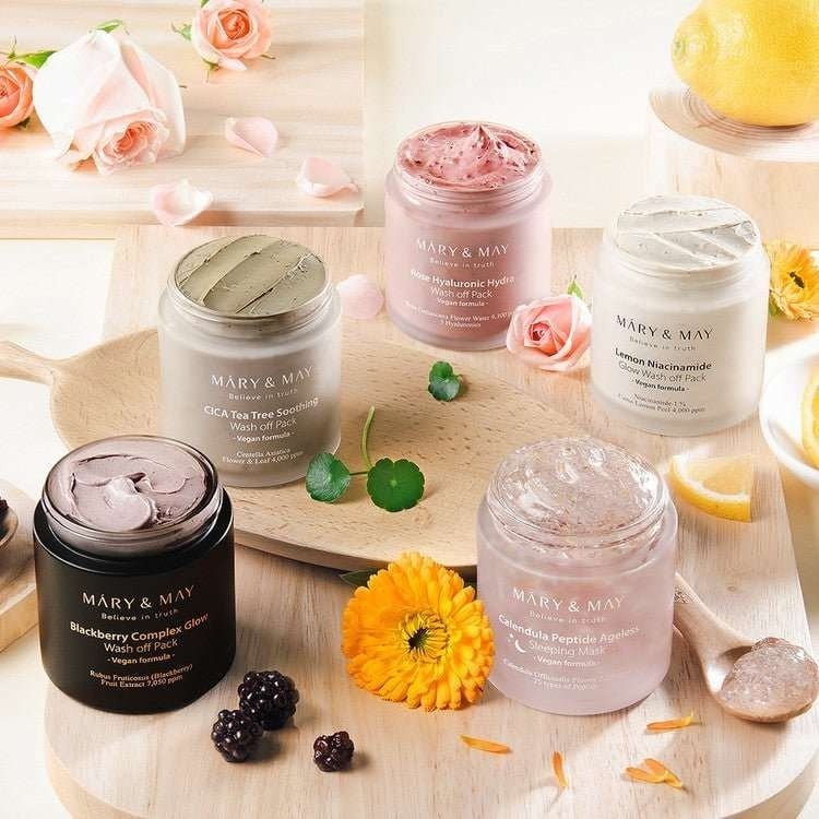 Mary & May Calendula Peptide Mask - Gece Bakım Maskesi 110 ml