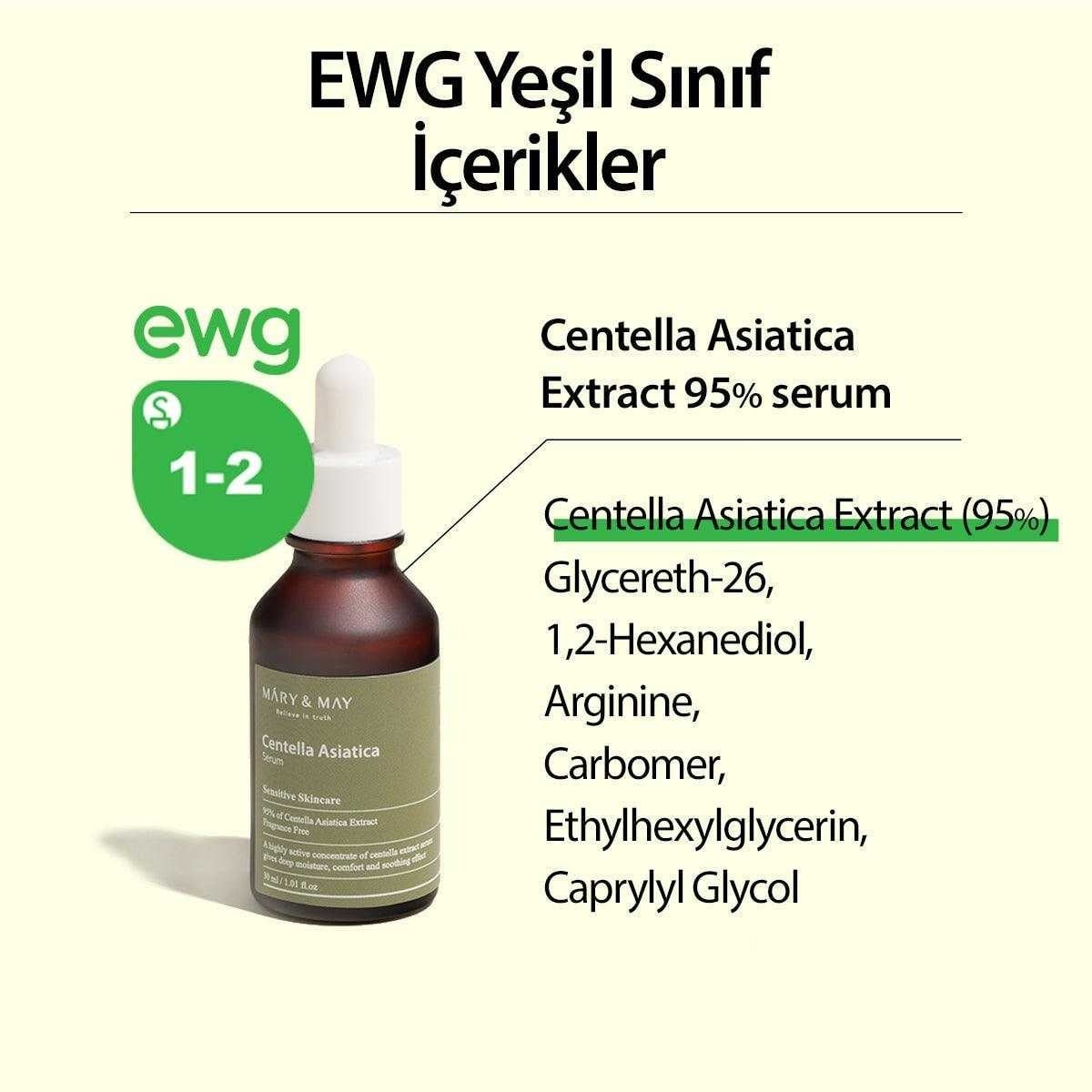 Mary & May Centella Asiatica Serum - Onarıcı Centella 30 ml