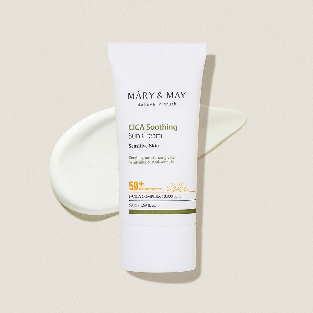 Mary & May Cica Soothing Sun Cream - Yatıştırıcı Güneş Kremi 50 ml