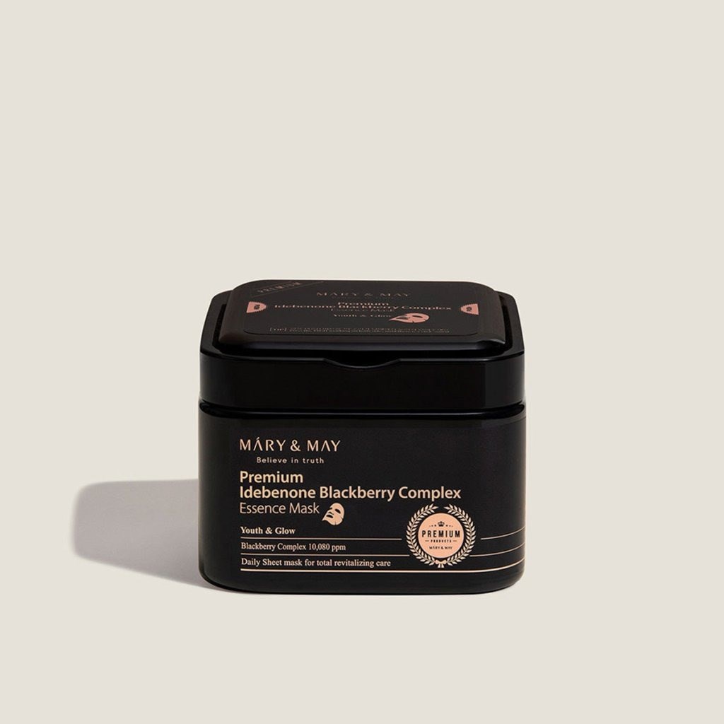 Mary & May Idebenone Blackberry Essence Mask - 20’li Maske Seti
