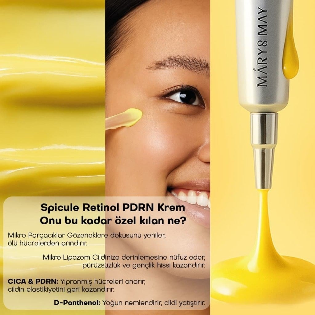 Mary & May Retinol PDRN Cream - %0.1 Retinol Cica Krem 15 g