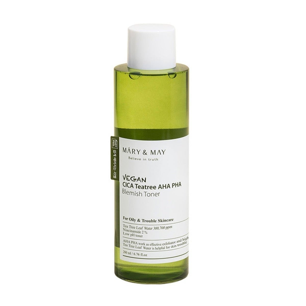Mary & May TeaTree Cica AHA PHA Toner - Peeling Tonik 200 ml