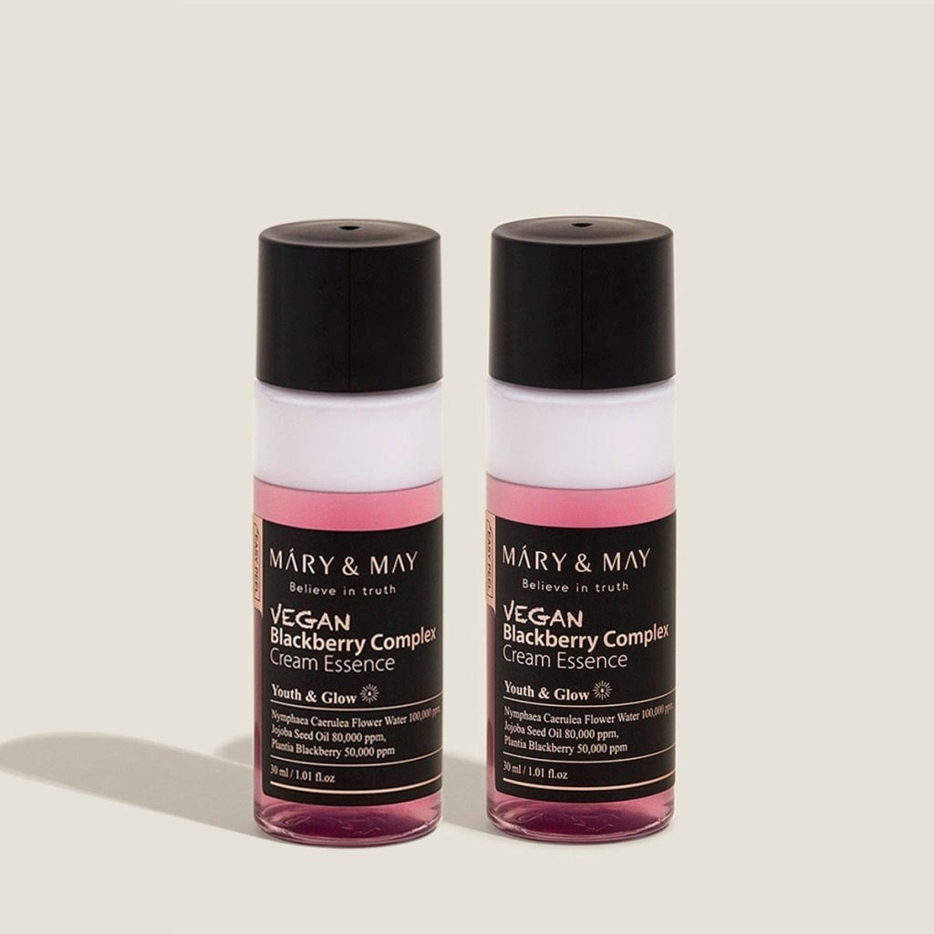 Mary & May Vegan Blackberry Cream Essence 2'li - Yoğun Nem Esans Seti
