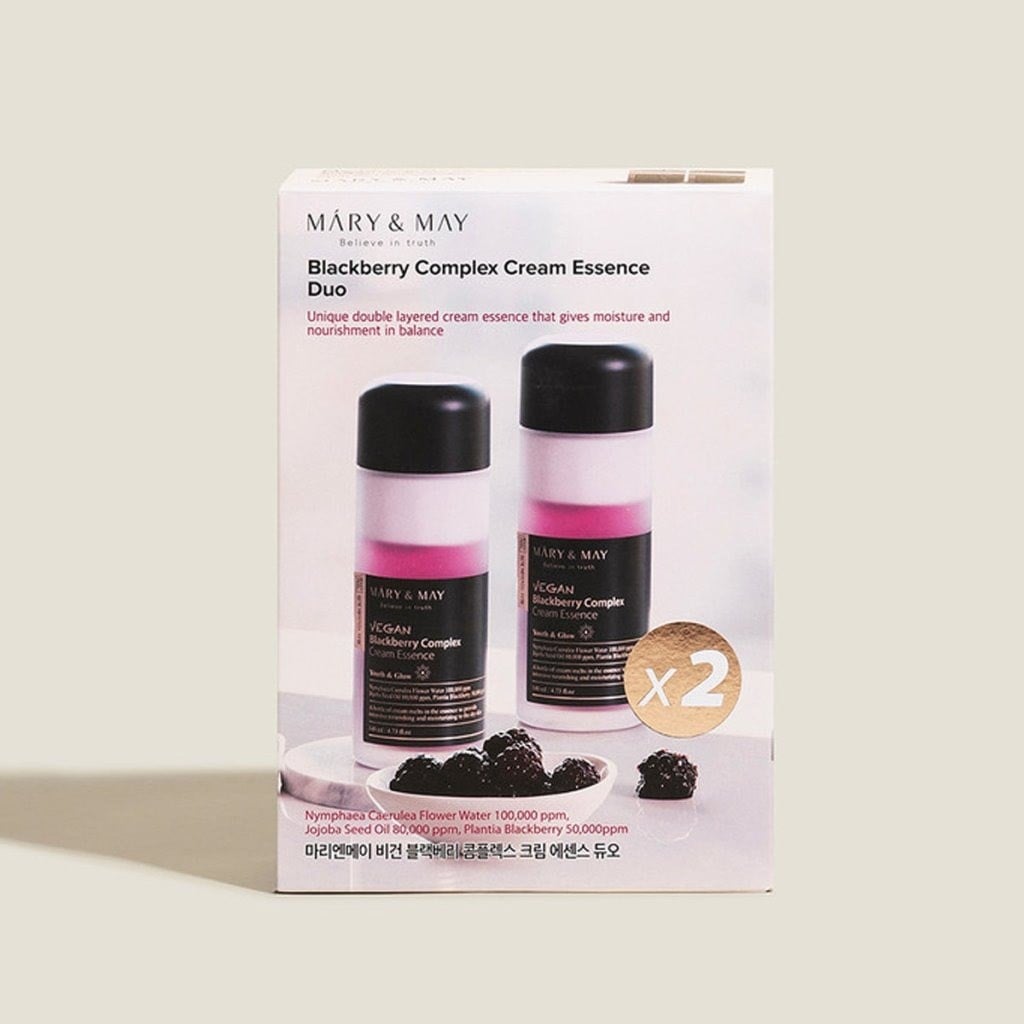 Mary & May Vegan Blackberry Essence Duo - Yoğun Nem Seti
