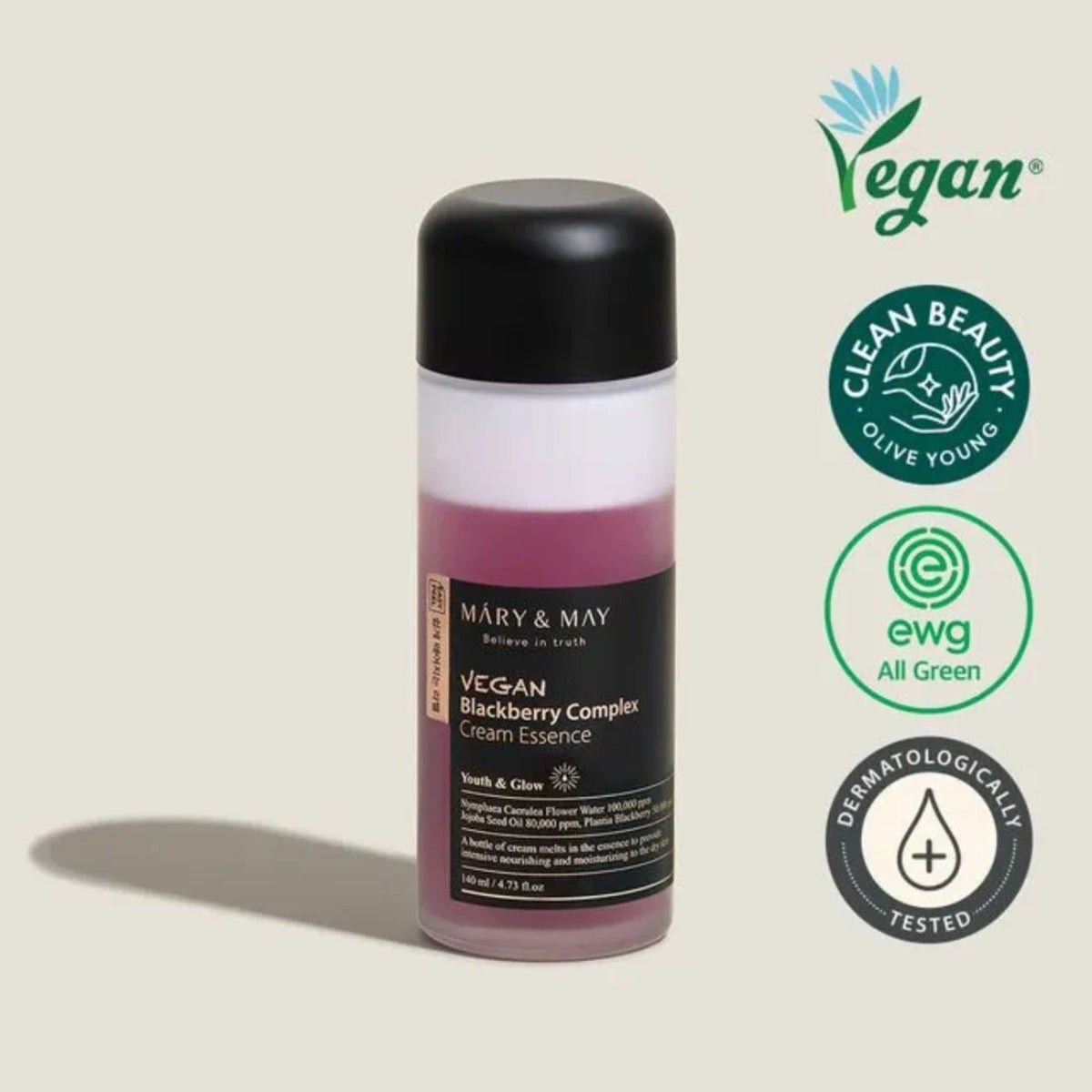 Mary & May Vegan Blackberry Essence - Nem Esansı 140 ml
