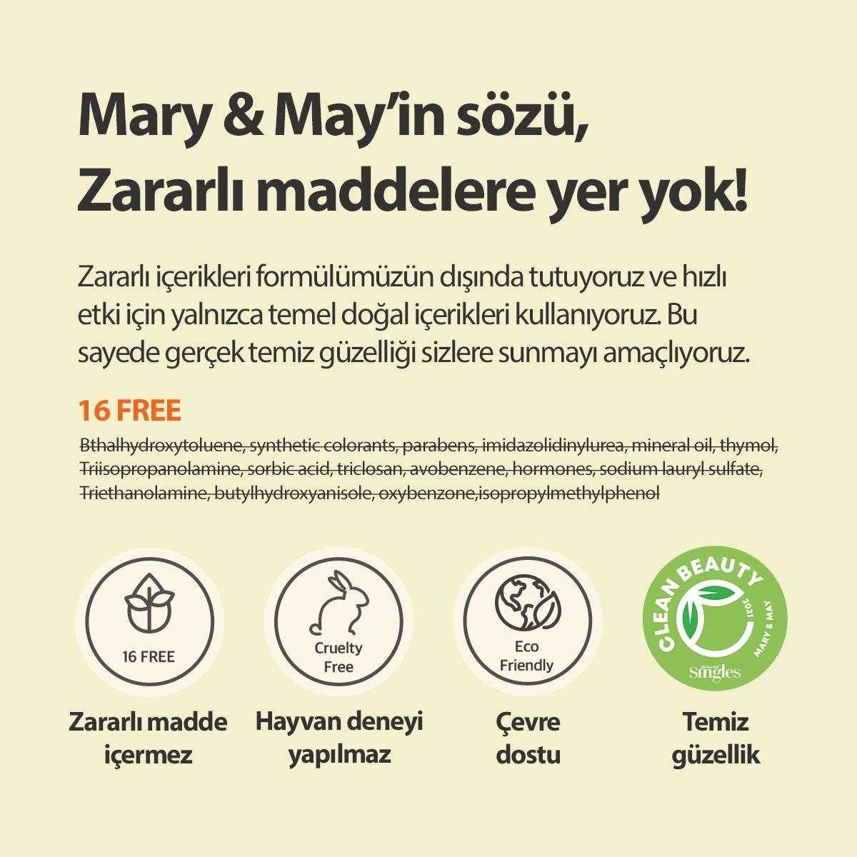 Mary & May Vitamin B,C,E İçeren Cleansing Balm - Siyah Nokta Balmı 120 g