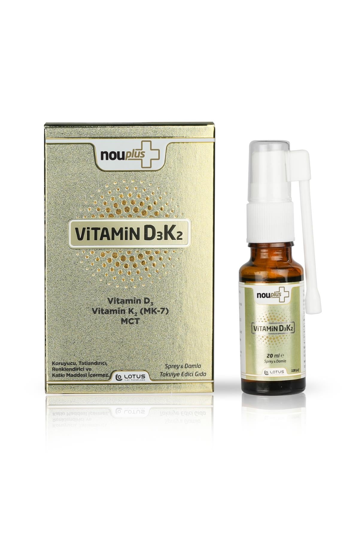 Nouplus Vitamin D3K2 Sprey