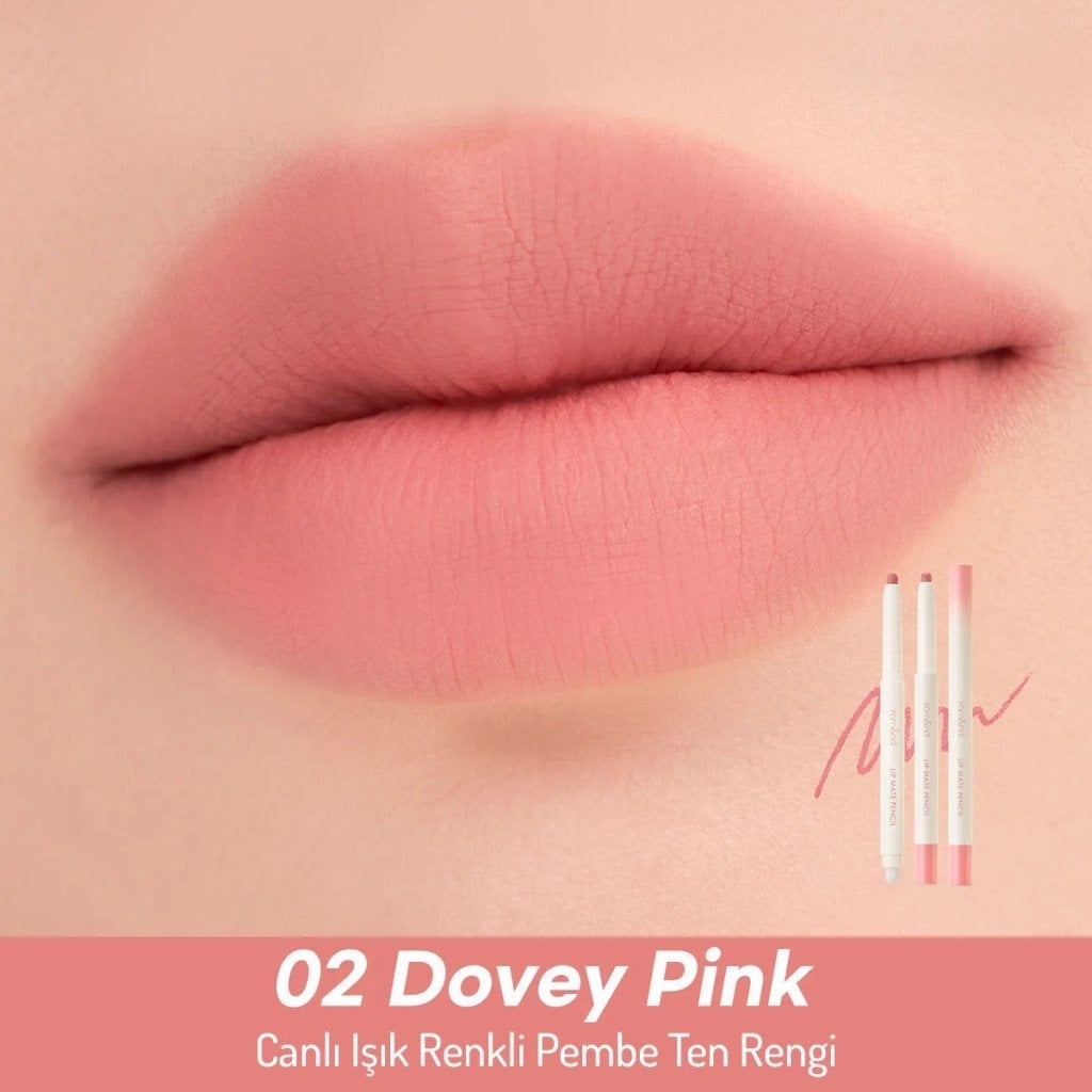 Romand Lip Mate Pencil - Doğal Mat Dudak Kalemi Fig Breeze
