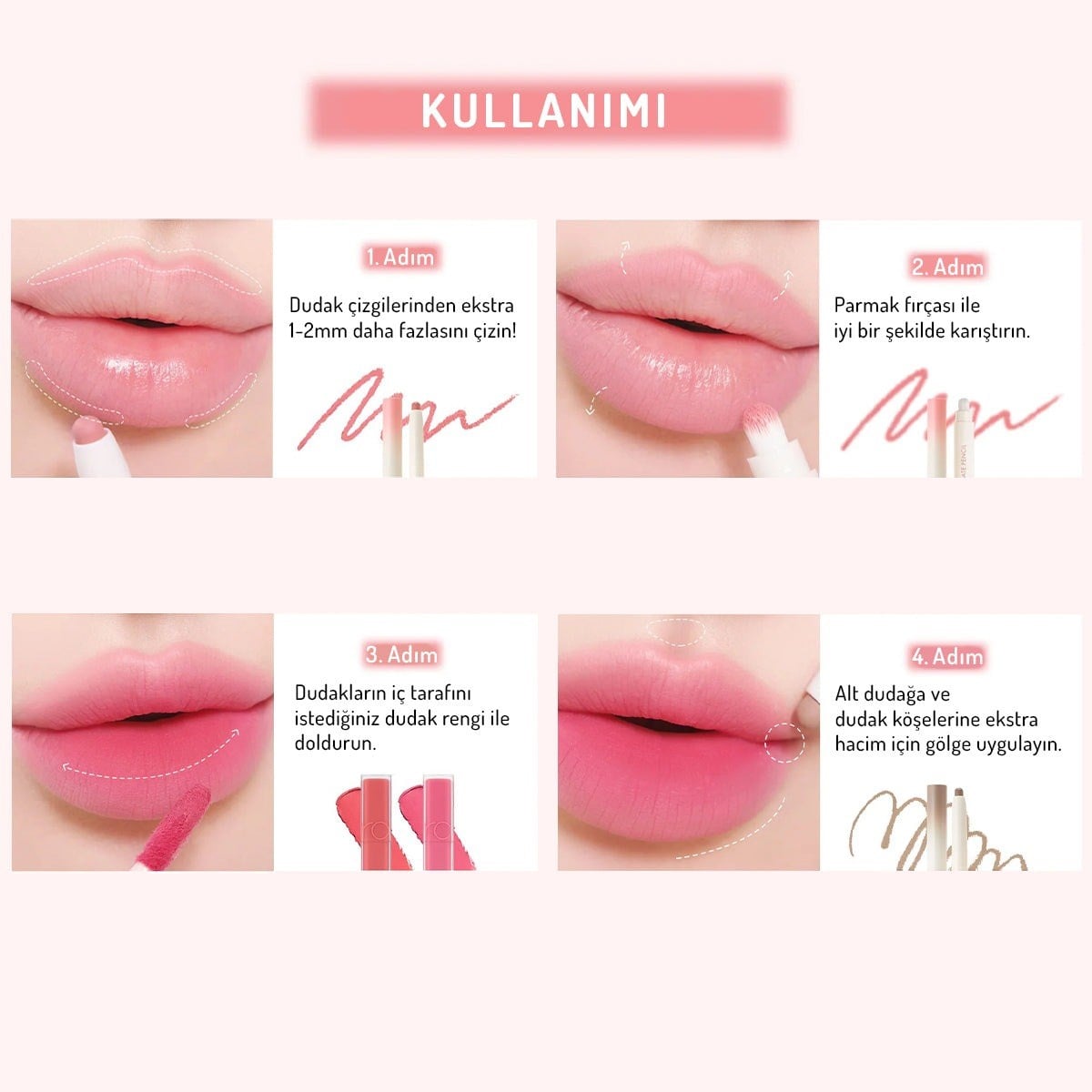 Romand Lip Mate Pencil - Doğal Mat Dudak Kalemi Fig Breeze
