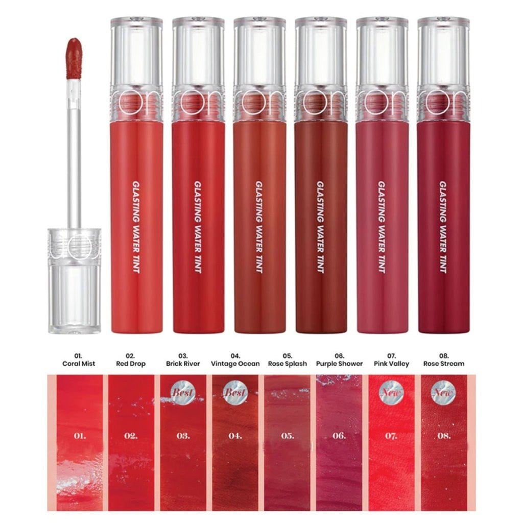 Rom&nd Glasting Water Tint - Su Bazlı Tint 08 Rose Stream
