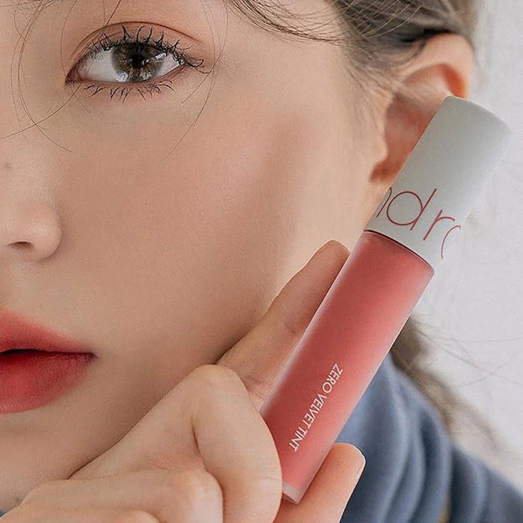 ラブandベリー イノセントビーノ Rom&nd Zero Velvet Tint - Kadife Mat Tint Nerd Pink | K-Beauty