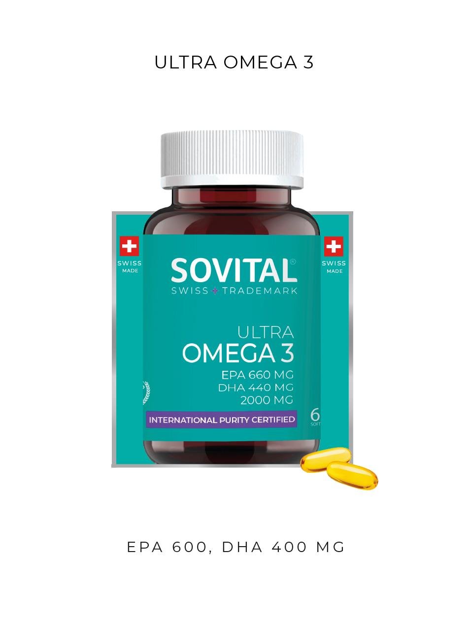 SOVITAL Ultra Omega-3 60 Soft Capsule